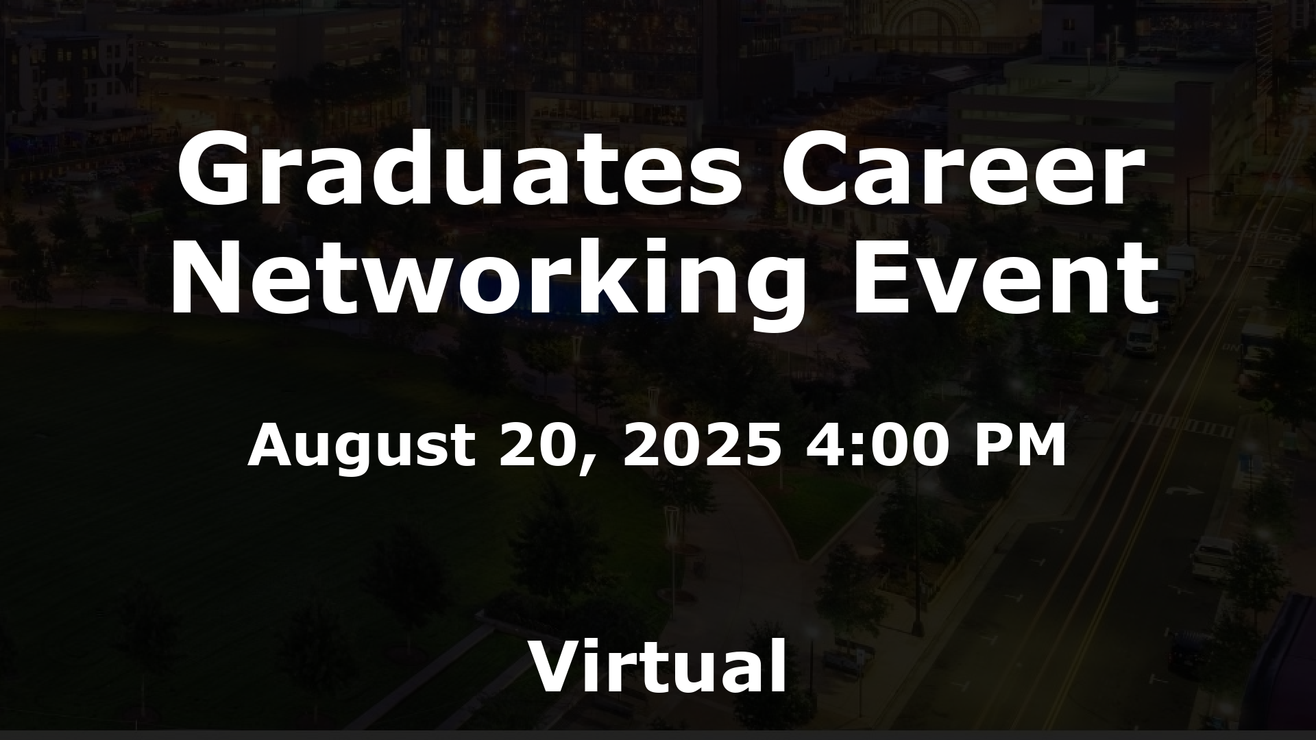 Graduates Career Networking Event event image